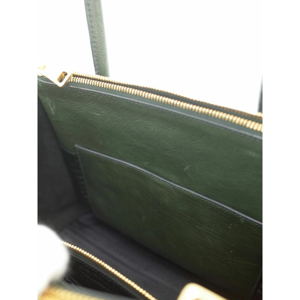 Prada Vitello Daino convertible tote bag Green - Picture 8 of 9